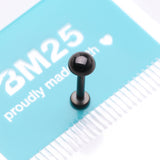 Detail View 3 of Implant Grade Titanium Blackline Internally Threaded Dome Top Labret