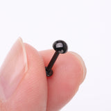 Detail View 2 of Implant Grade Titanium Blackline Internally Threaded Dome Top Labret