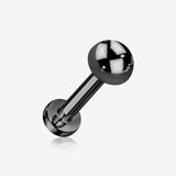 Implant Grade Titanium Blackline Internally Threaded Dome Top Labret