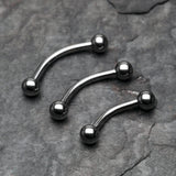 Detail View 2 of Implant Grade Titanium Internally Threaded Curved Barbell