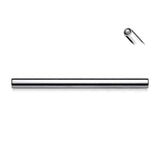 Implant Grade Titanium Internally Threaded Straight Barbell Part