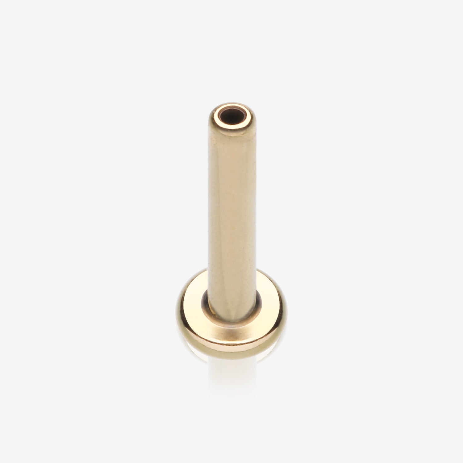 Pure24K Implant Grade Titanium OneFit Threadless Flat Back Stud Labret Bar Part