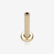 Pure24K Implant Grade Titanium OneFit Threadless Flat Back Stud Labret Bar Part
