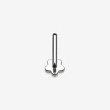 Implant Grade Titanium OneFit Threadless Flower Base Flat Back Stud Labret Bar Part