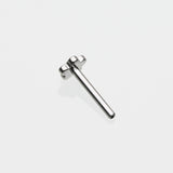 Detail View 1 of Implant Grade Titanium OneFit Threadless Flower Base Flat Back Stud Labret Bar Part