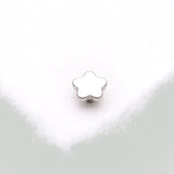 Detail View 2 of Implant Grade Titanium OneFit Threadless Flower Base Flat Back Stud Labret Bar Part