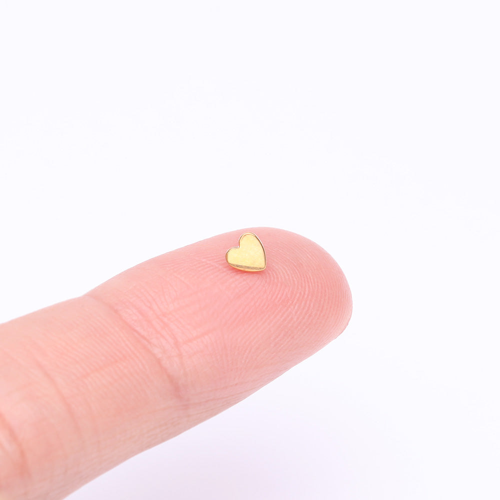 Detail View 2 of Pure24K Implant Grade Titanium OneFit Threadless Heart Top Part