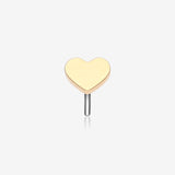 Implant Grade Titanium OneFit Threadless Golden Heart Top Part