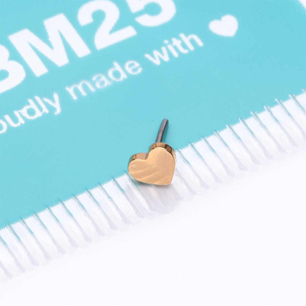 Detail View 3 of Implant Grade Titanium OneFit Threadless Golden Heart Top Part