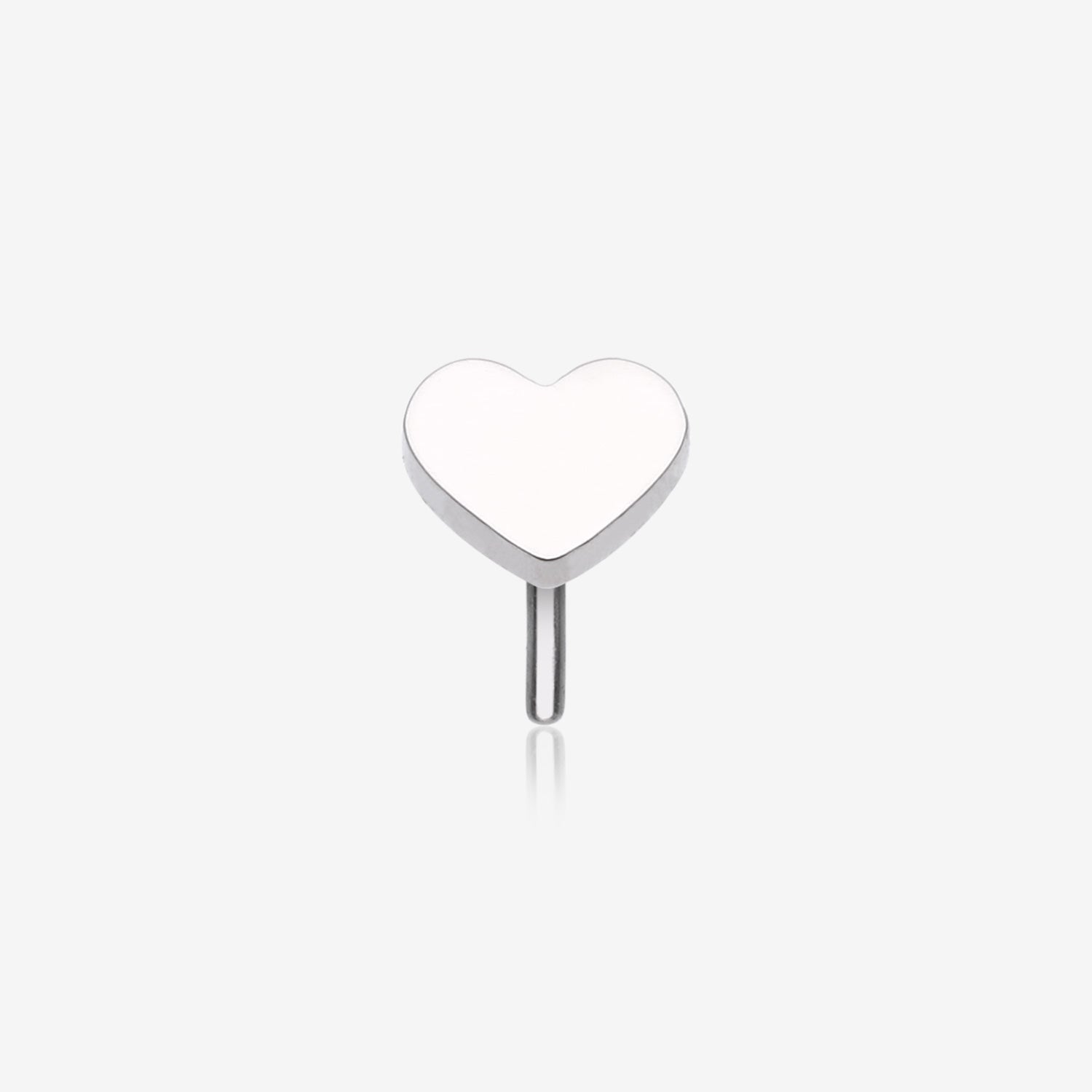 Implant Grade Titanium OneFit Threadless Heart Top Part