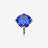 Implant Grade Titanium OneFit Threadless Prong Claw Set Sparkle Gem Top Part