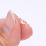 Detail View 2 of Implant Grade Titanium OneFit Threadless Rose Gold Crescent Moon Top Part