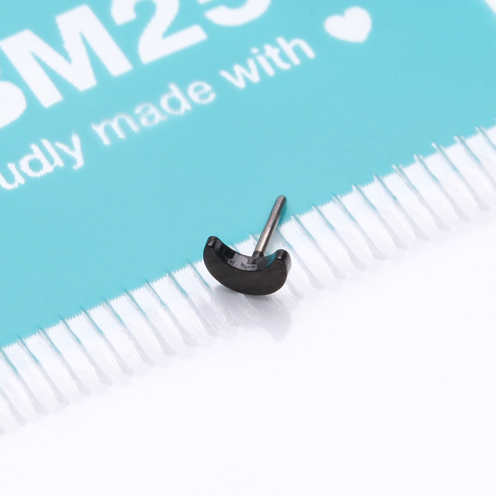 Detail View 3 of Implant Grade Titanium OneFit Threadless Blackline Crescent Moon Top Part