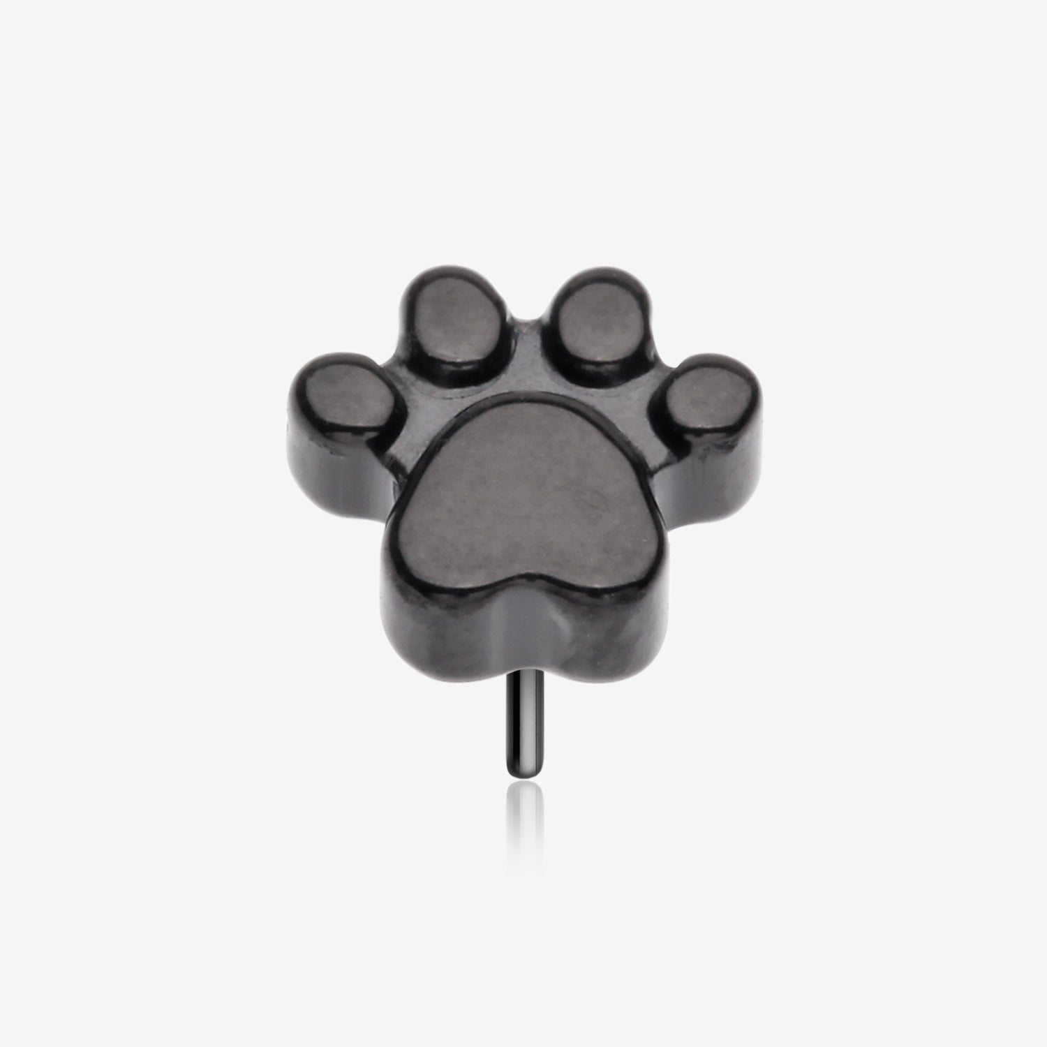 Implant Grade Titanium OneFit Threadless Blackline Adorable Paw Top Part
