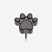 Implant Grade Titanium OneFit Threadless Blackline Adorable Paw Top Part