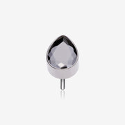 Implant Grade Titanium OneFit Threadless Teardrop Sparkle Top Part