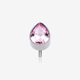 Implant Grade Titanium OneFit Threadless Teardrop Sparkle Top Part