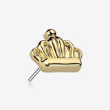Implant Grade Titanium OneFit Threadless Golden Royal Crown Top Part