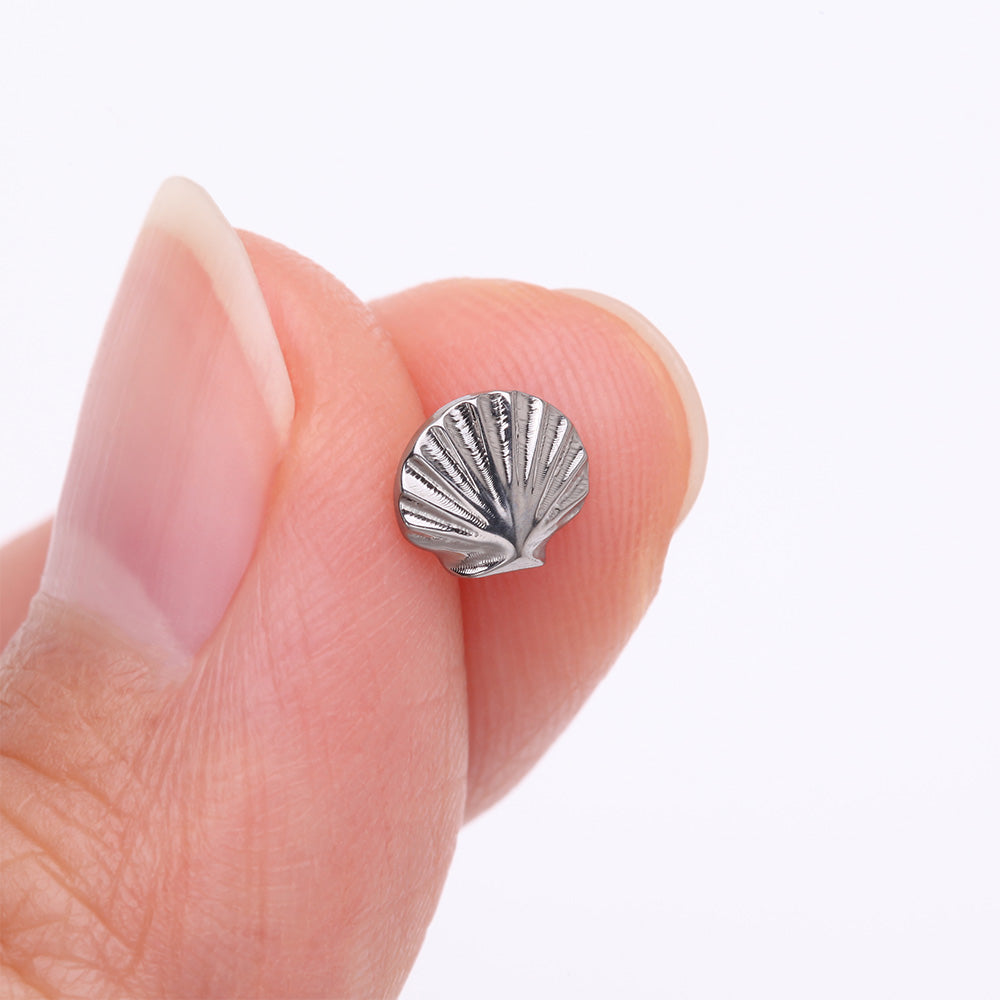 Detail View 2 of Implant Grade Titanium OneFit Threadless Adorable Sea Shell Top Part