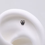 Detail View 1 of Implant Grade Titanium OneFit Threadless Blackline Hollow Skull Top Part