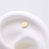 Detail View 1 of Implant Grade Titanium OneFit Threadless Golden Flat Round Top Part