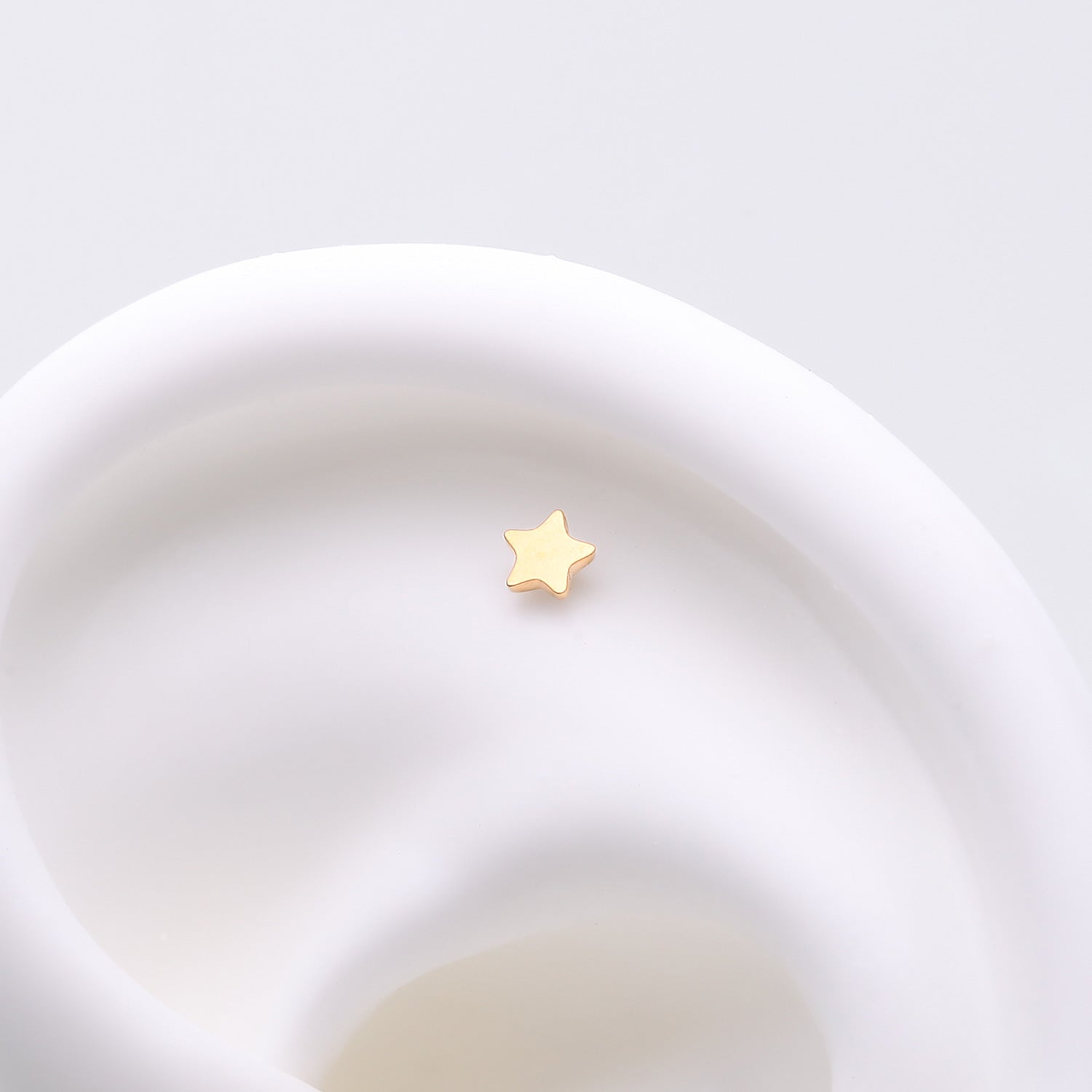 Detail View 1 of Implant Grade Titanium OneFit Threadless Golden Star Top Part