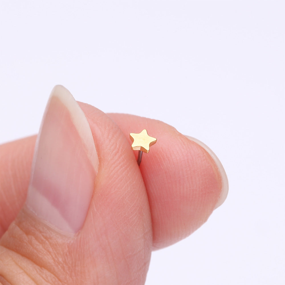 Detail View 2 of Implant Grade Titanium OneFit Threadless Golden Star Top Part