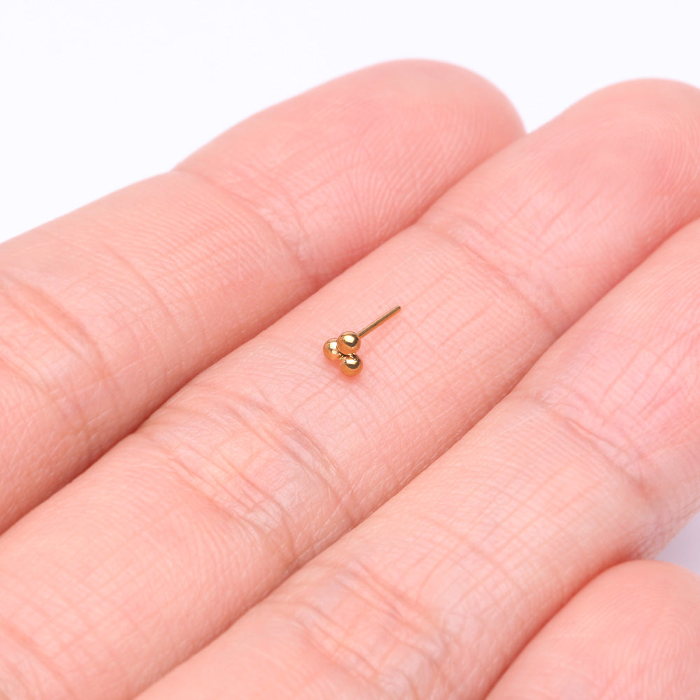 Detail View 3 of Pure24K Implant Grade Titanium OneFit Threadless Trinity Ball Bead Top Part