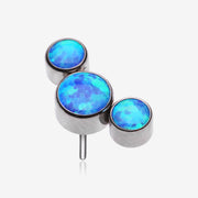 Implant Grade Titanium OneFit Threadless Journey Fire Opal Trio Top Part