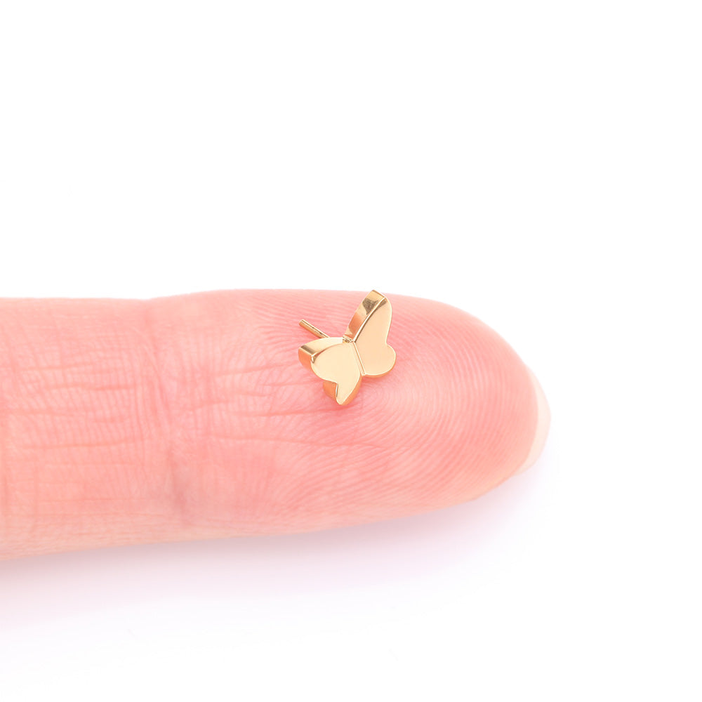 Detail View 2 of Pure24K Implant Grade Titanium OneFit Threadless Classic Butterfly Top Part