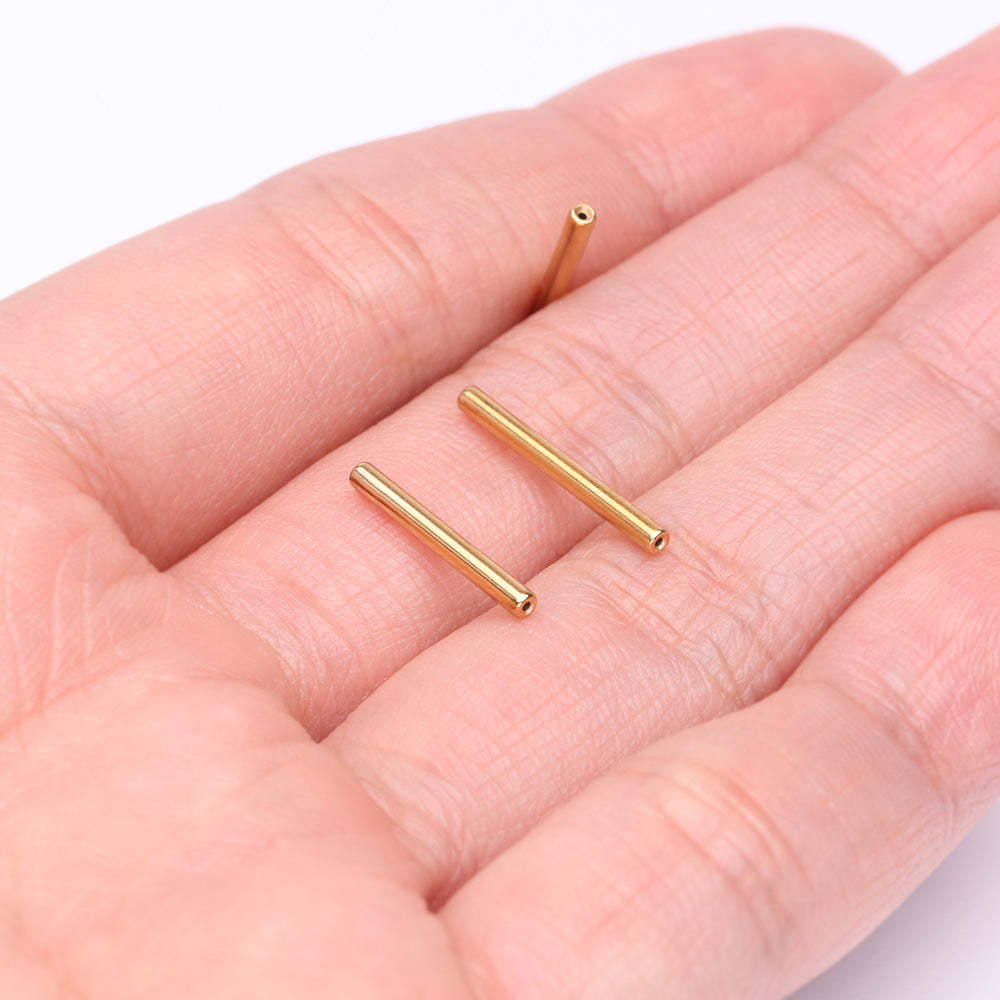 Detail View 3 of Pure24K Implant Grade Titanium OneFit Threadless BarbellStraight Bar Part