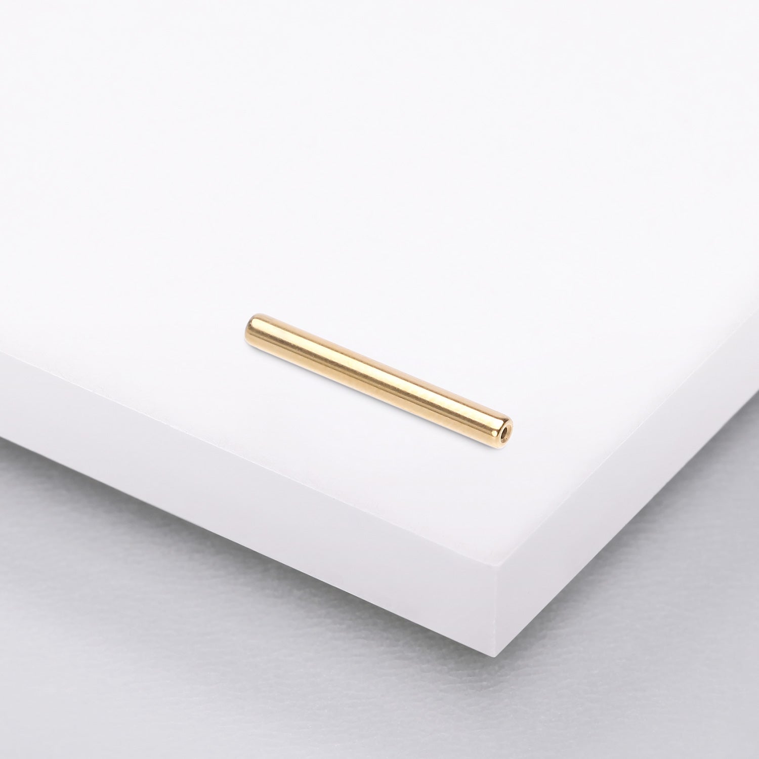 Detail View 1 of Pure24K Implant Grade Titanium OneFit Threadless BarbellStraight Bar Part