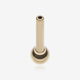 Pure24K Implant Grade Titanium OneFit Threadless Ball End Straight Barbell Bar Part