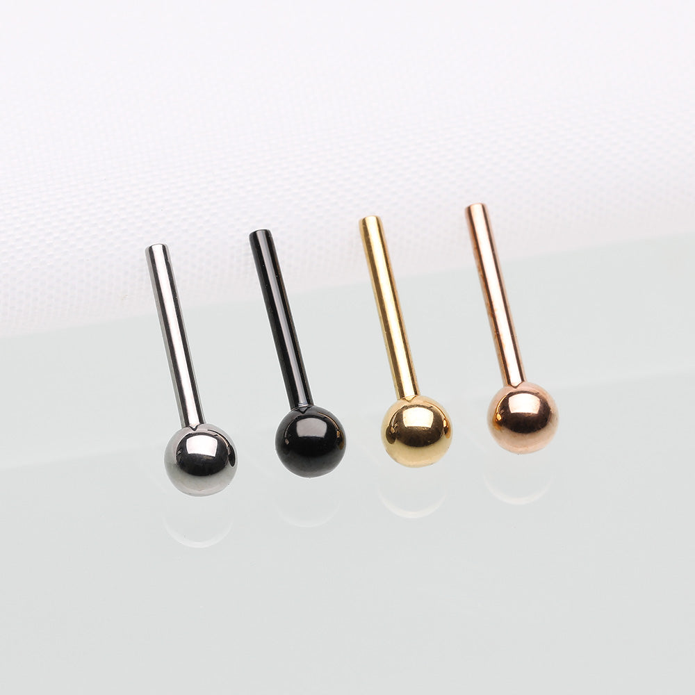Detail View 3 of Implant Grade Titanium OneFit Threadless Barbellwith One Side Fixed Ball End Bar Part