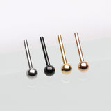 Detail View 3 of Implant Grade Titanium OneFit Threadless Barbellwith One Side Fixed Ball End Bar Part