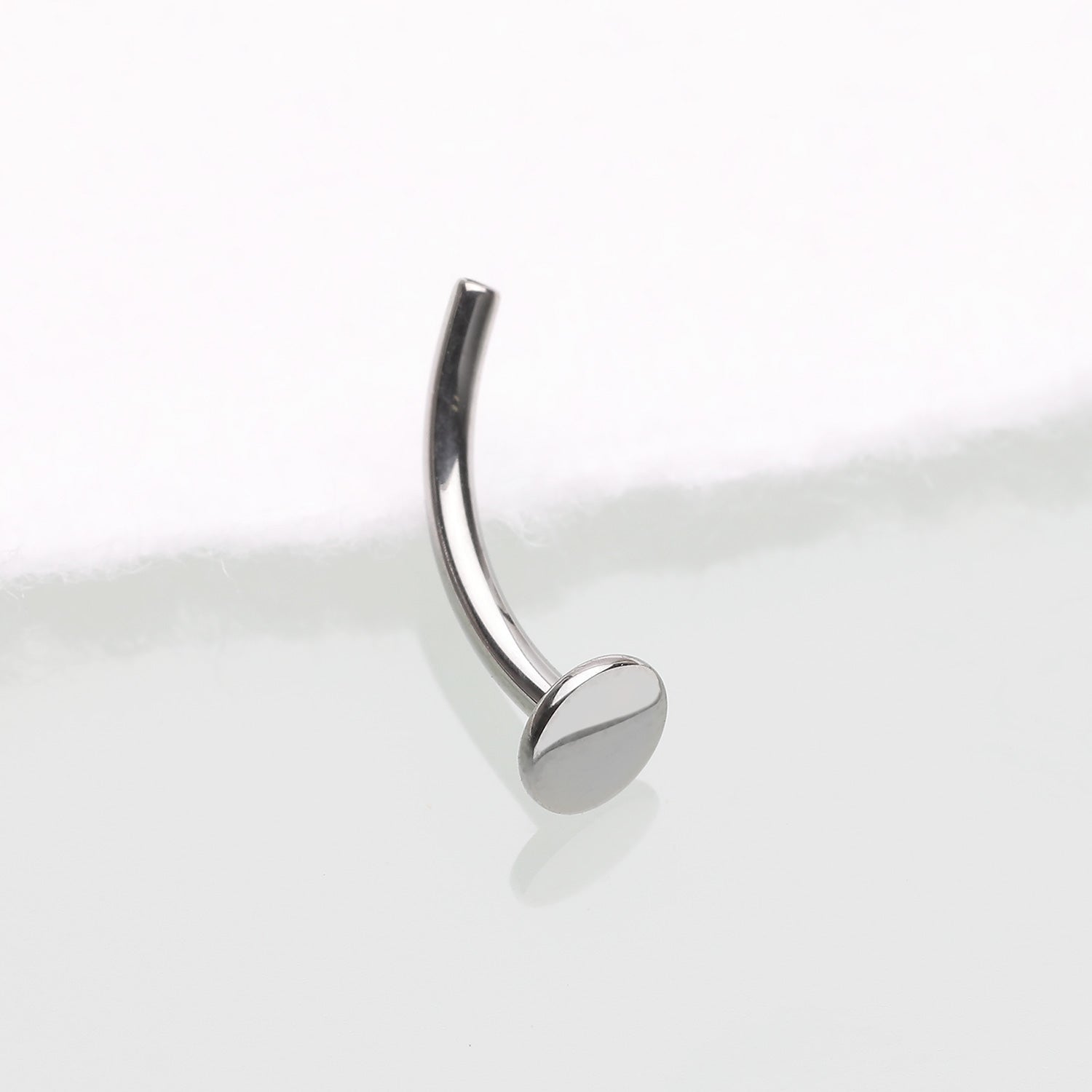 Detail View 1 of Implant Grade Titanium OneFit Threadless Convex Base Post Belly Bar Part