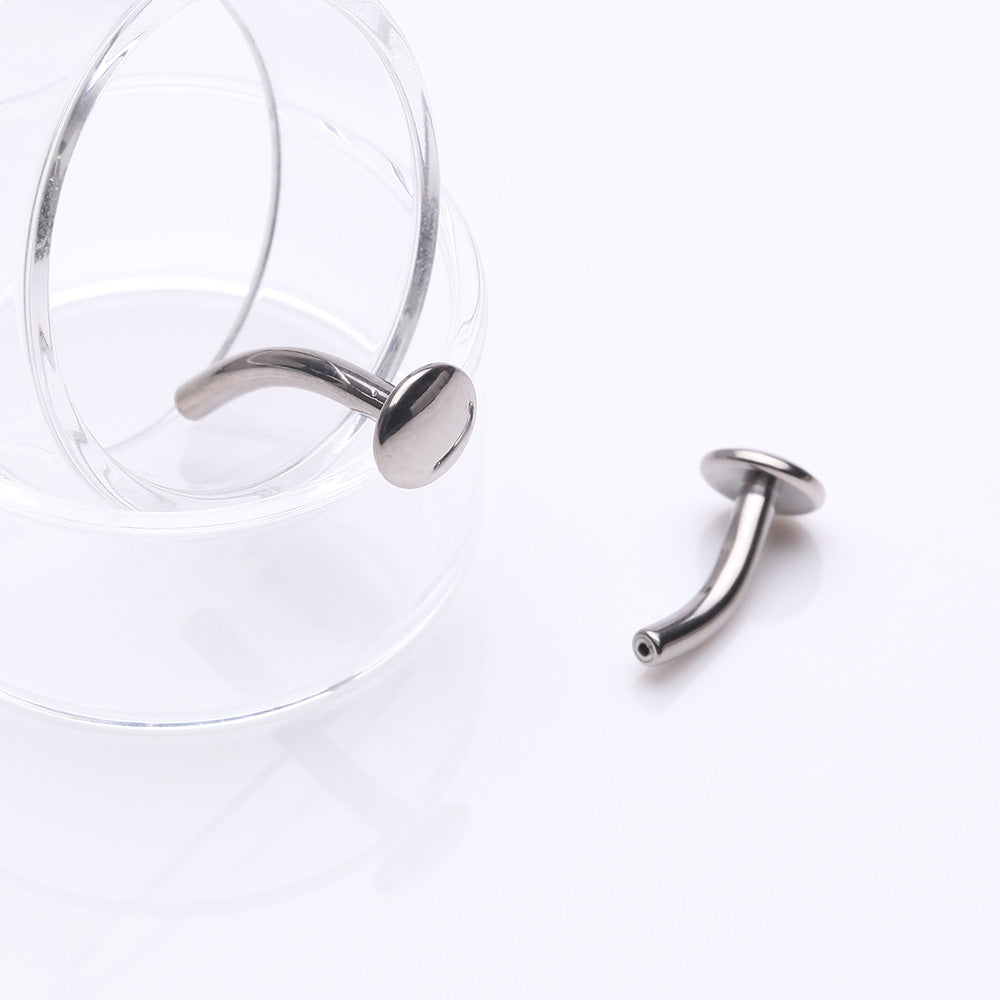 Detail View 3 of Implant Grade Titanium OneFit Threadless Convex Base Post Belly Bar Part