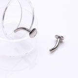 Detail View 3 of Implant Grade Titanium OneFit Threadless Convex Base Post Belly Bar Part
