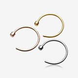 3 Pcs of Basic Steel Nose Hoop Package