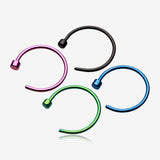 4 Pcs of Colorline Steel Nose Hoop Package