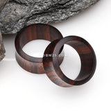 Detail View 1 of A Pair of Rosewood Double Flared Tunnel Plug