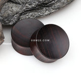 Detail View 1 of A Pair of Concave Rosewood Double Flared Plug