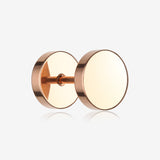 Rose Gold Steel Plate Cartilage Tragus Earring