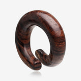 A Pair of Classic Organic Sono Wood Spiral Ear Taper Hanger
