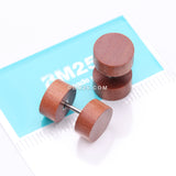 Detail View 4 of A Pair of Sabo Wood Fake Plug Earring