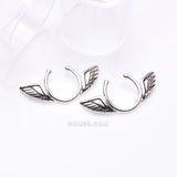 Detail View 1 of Angel Wings Clip On Non-Piercing Nipple Shield Ring
