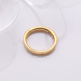 Detail View 1 of Implant Grade Titanium Golden Rigid Rectangle Faceted Clicker Hoop Ring