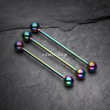 Detail View 1 of Colorline Basic Industrial Barbell-Rainbow
