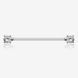 Dainty Sparkles Industrial Barbell