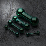 Detail View 1 of Colorline PVD Basic Steel Barbell-Green